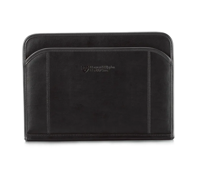 Global Leather Padfolio - Black