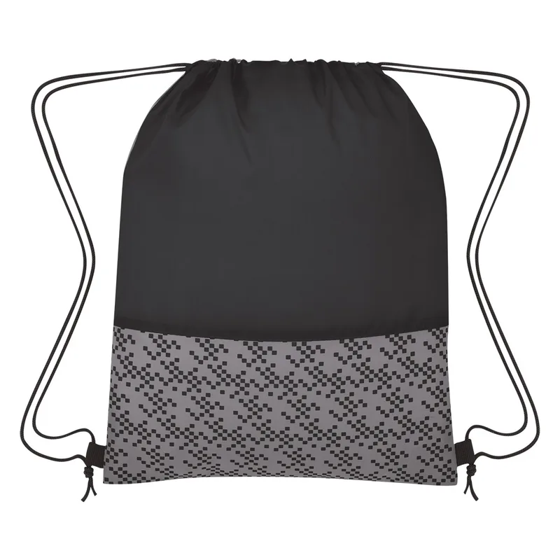 Bitmap Drawstring Backpack view 3