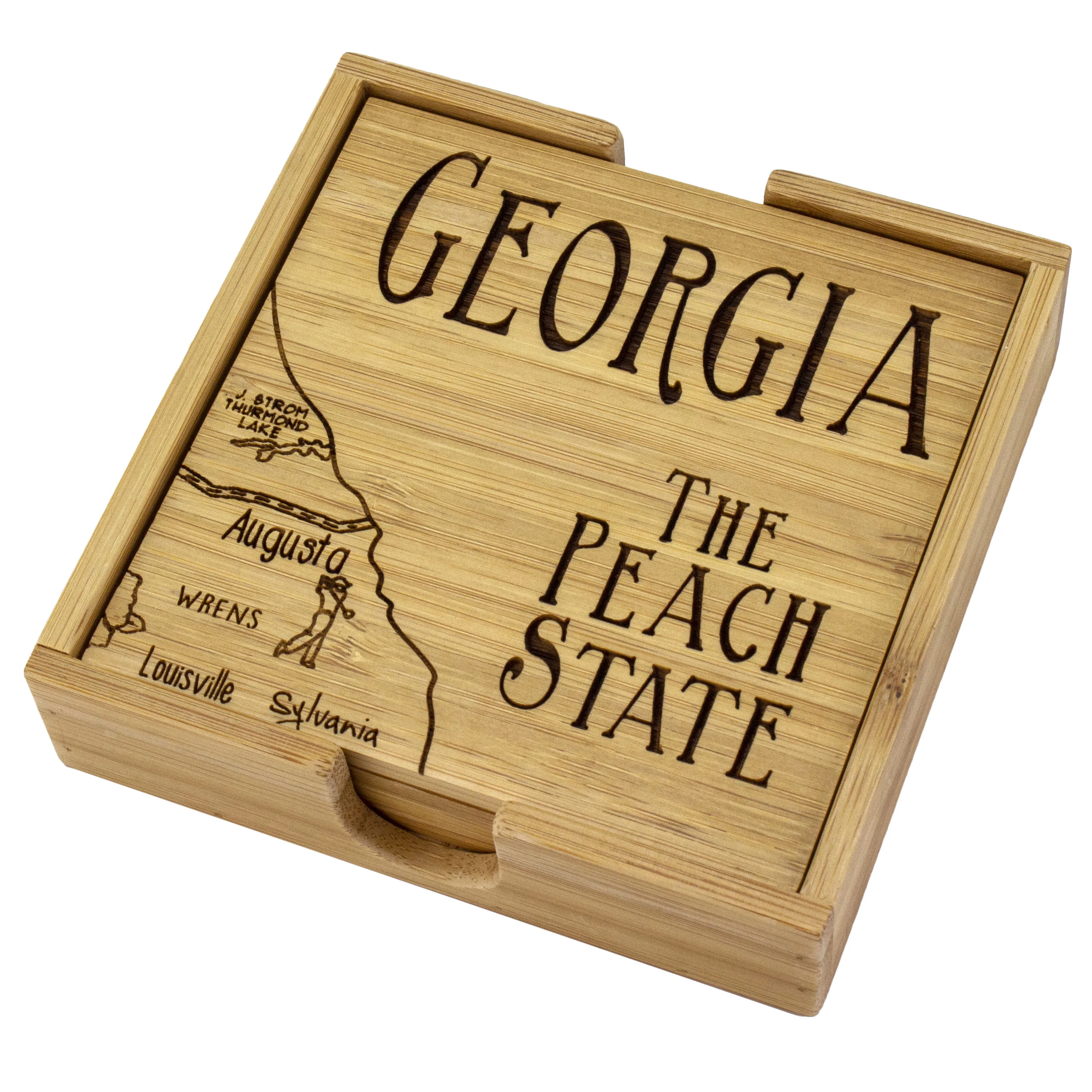 Georgia Puzzle Coaster Set view 5