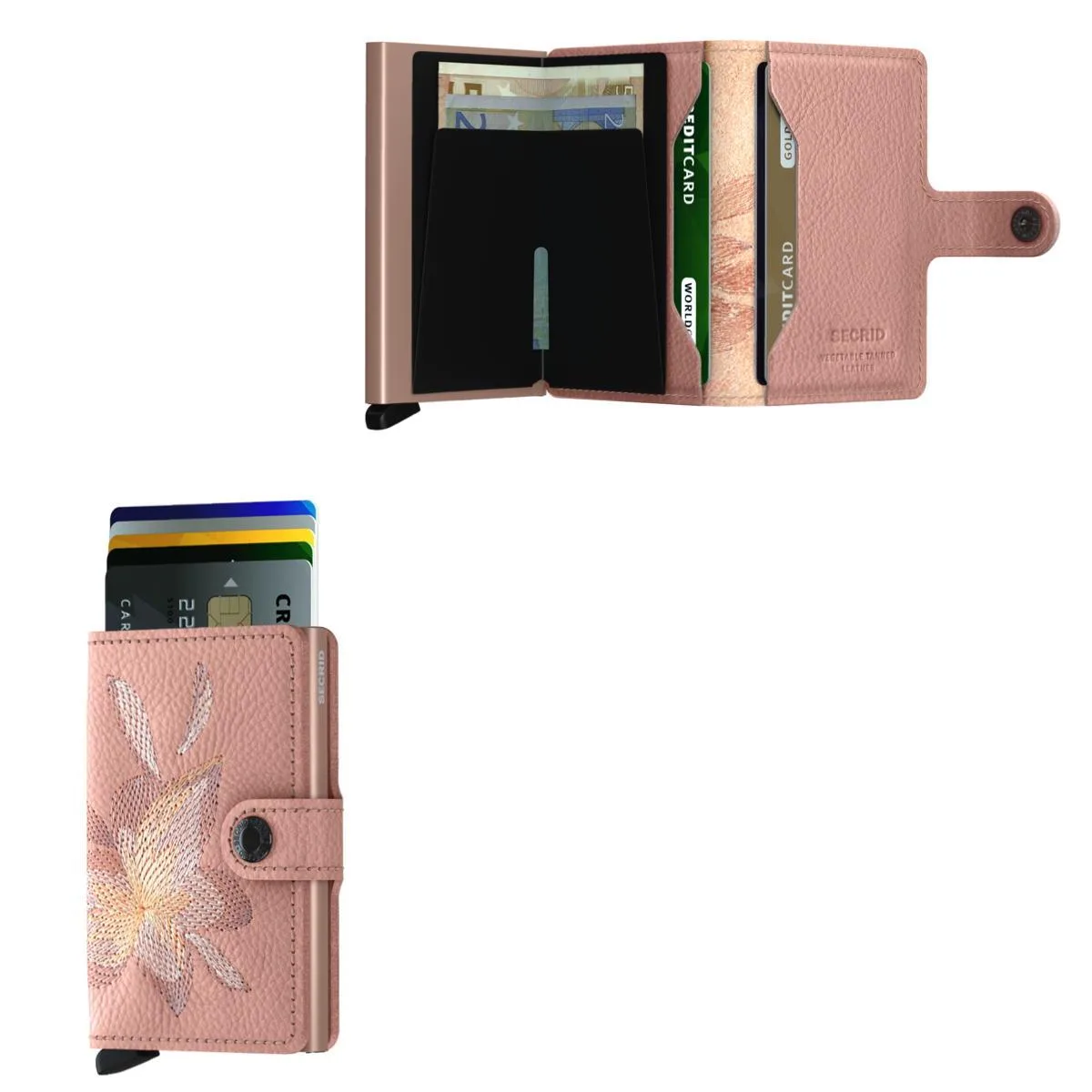 Secrid Miniwallet Stitched Magnolia Rose