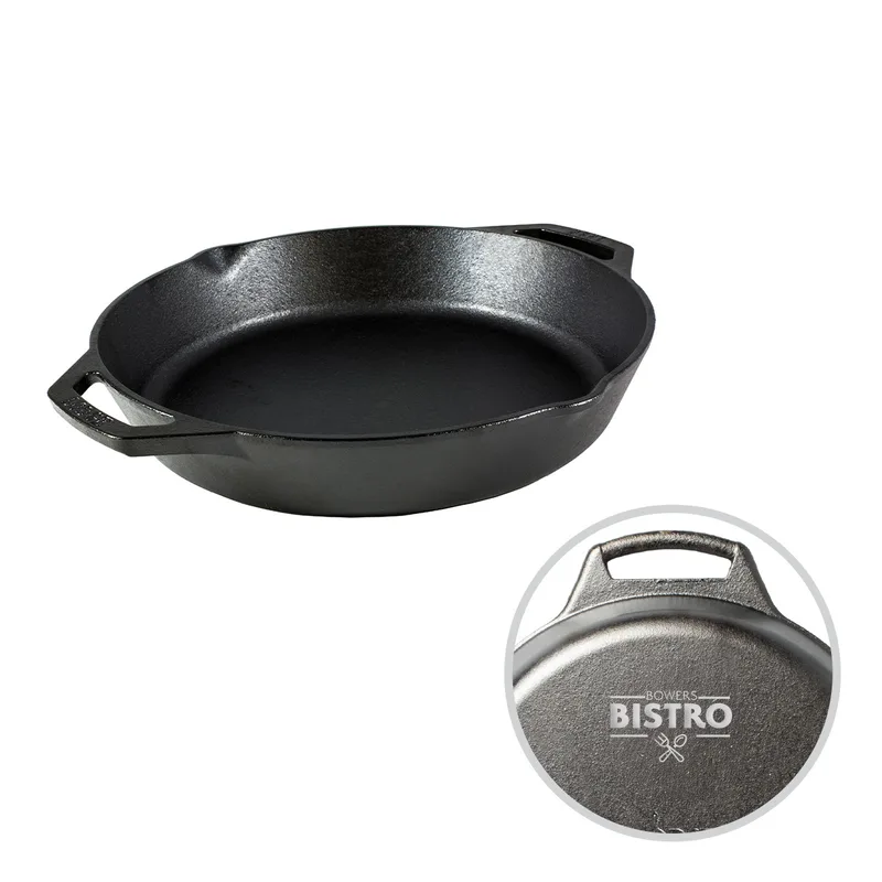 Lodge - 12-Inch Cast Iron Dual Handle Pan