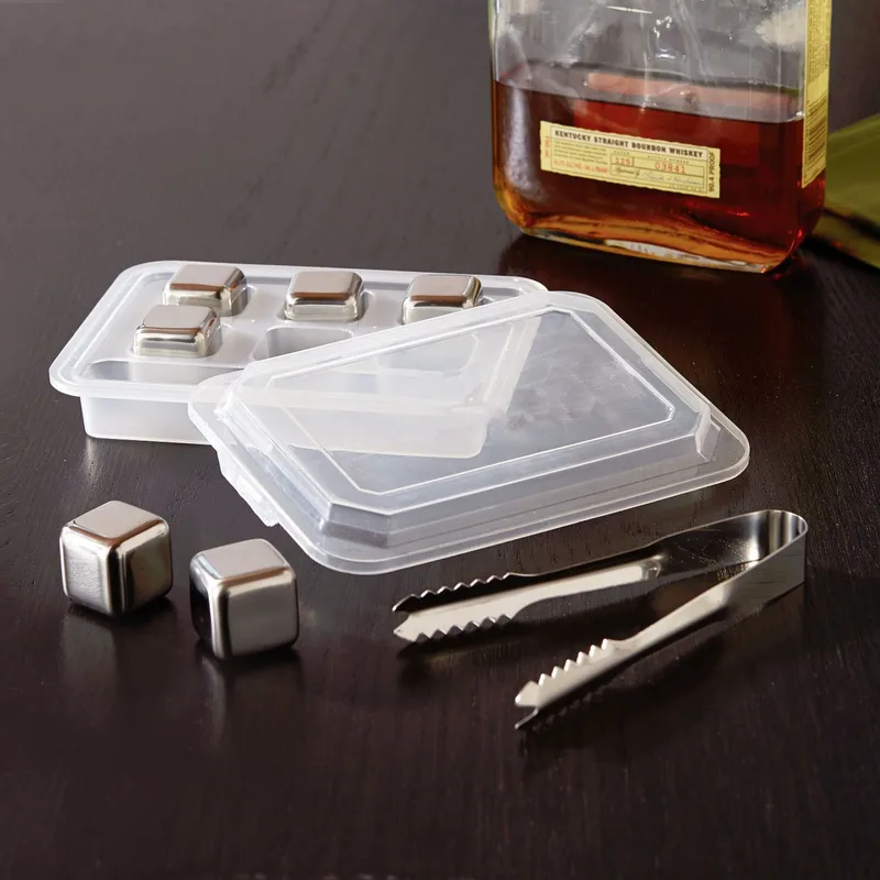 Stainless Steel Ice Cube Tray Set view 2