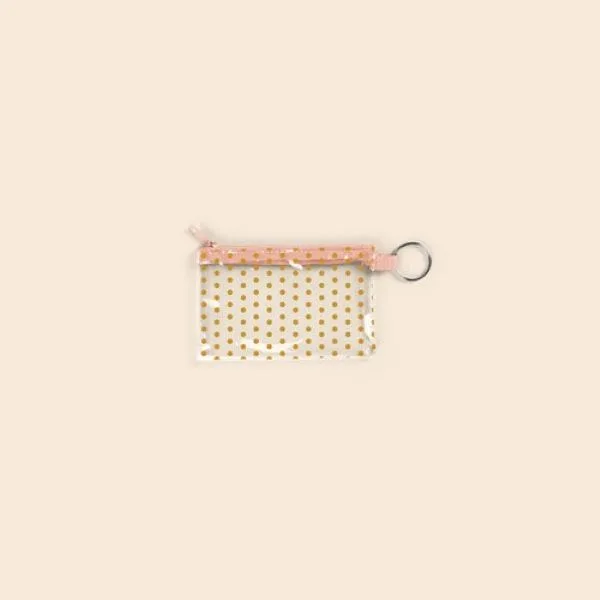 Penny Key Ring Pouch- Clear Vinyl view 2
