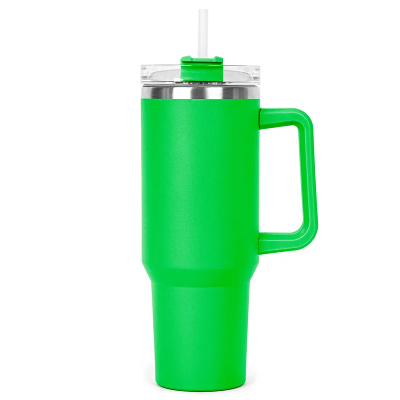 40 Oz. The Hippo Mug & Straw Lid With Twist Closure view 4