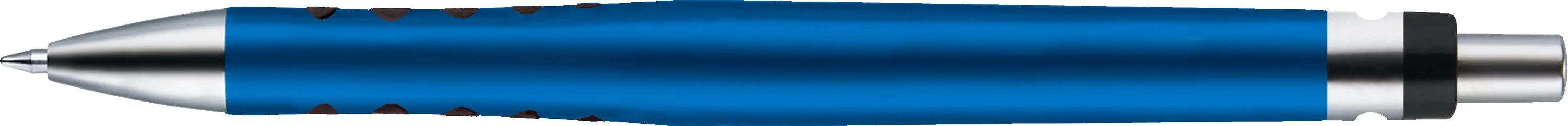 Metallic Blue/Silver/Black Blank Back View