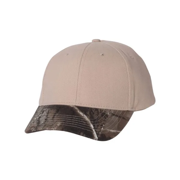 Kati LC25 Structured Solid Crown Camouflage Cap view 2