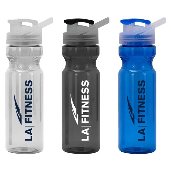 28oz Fitness Bottle with Guzzler Lid view 2
