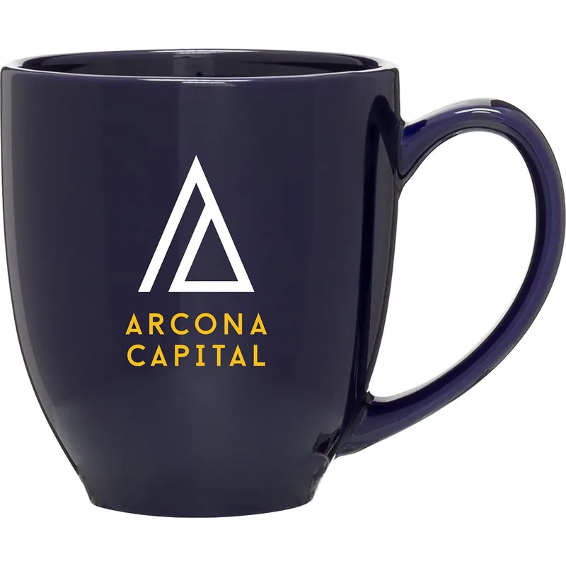 15 oz Bistro Ceramic Mug (Cobalt Blue)