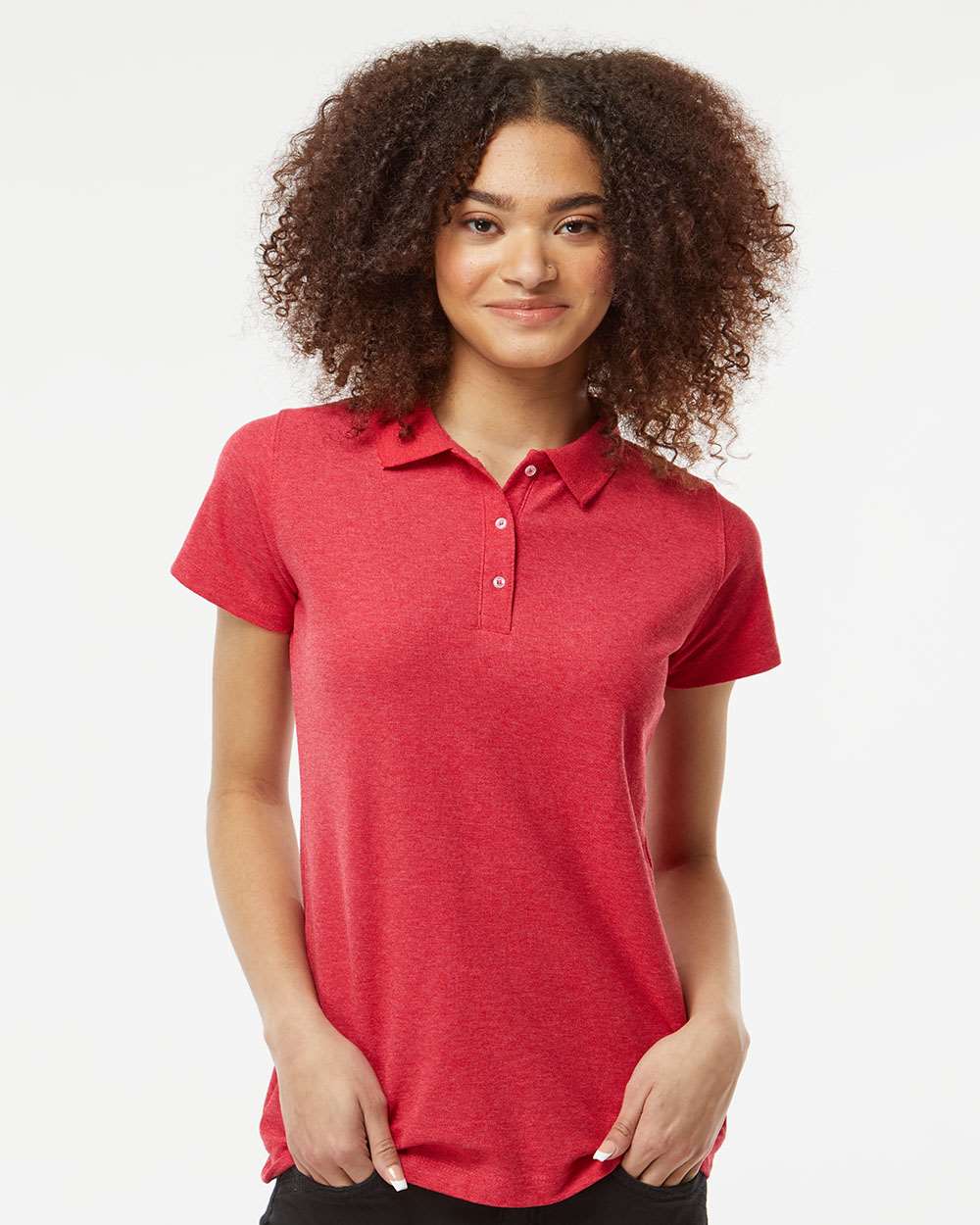 Tultex® Women's 50/50 Sport Polo Shirt view 5