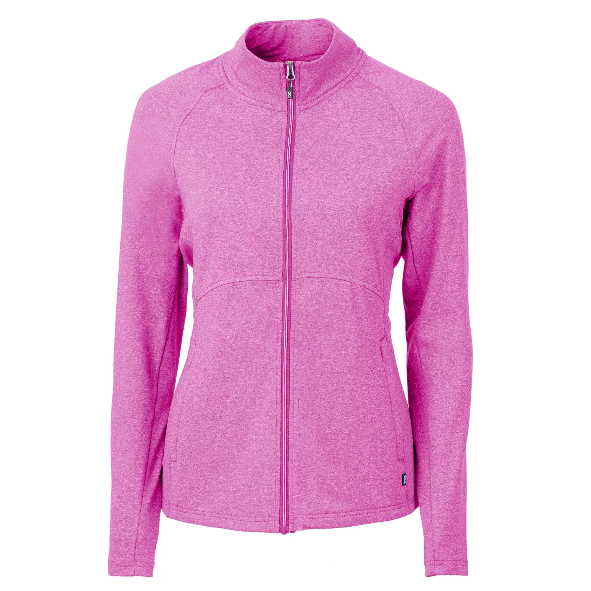 Cutter & Buck Adapt Eco Knit Heather Recycled Womens Full Zip view 6