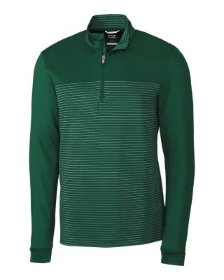 Cutter & Buck Traverse Stripe Stretch Quarter Zip Mens Pullover view 4