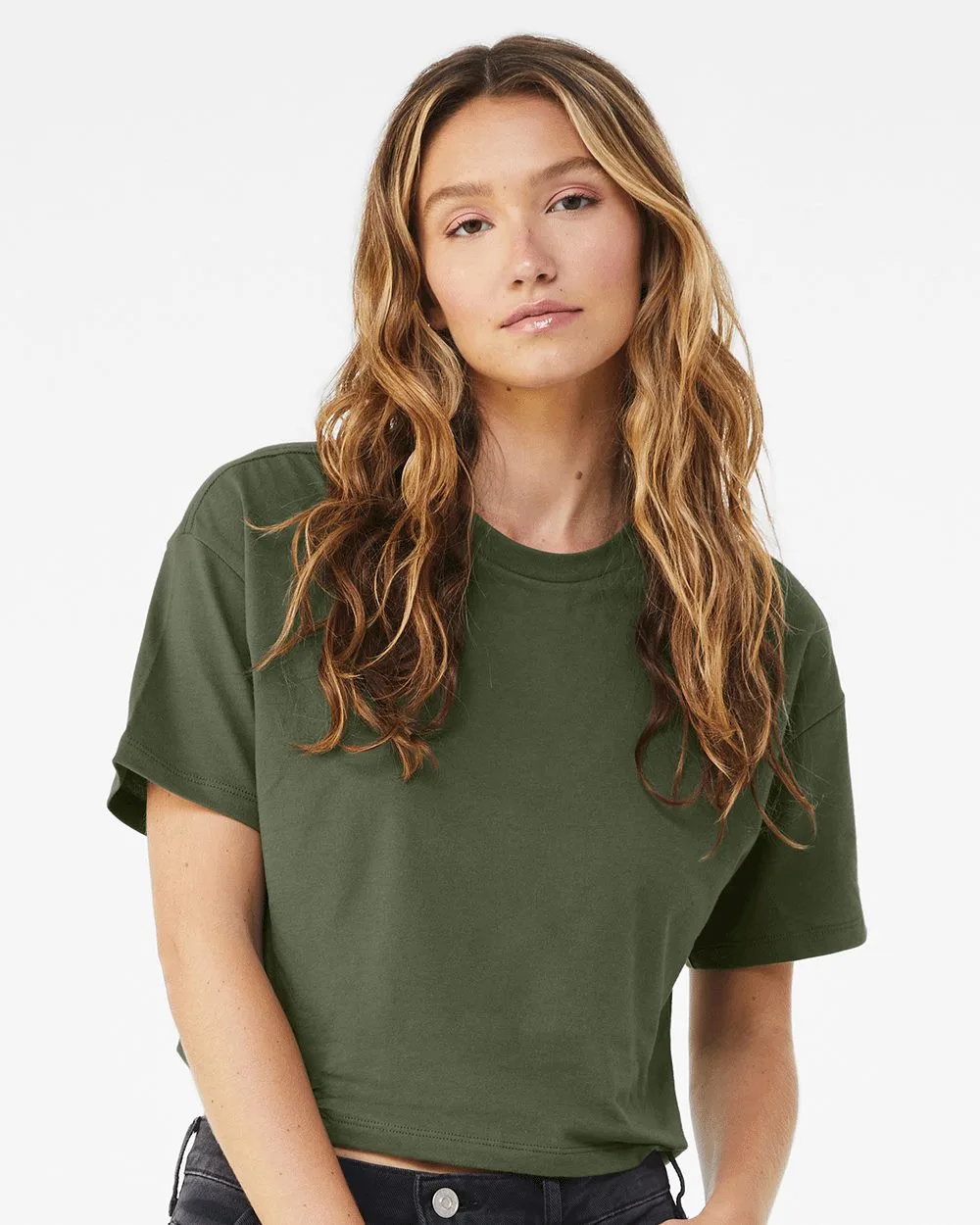 Bella+Canvas® Women's Jersey Crop T-Shirt view 2