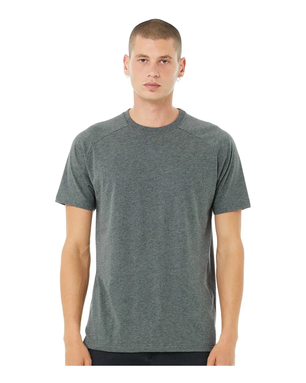 Deep Gray Heather Blank Lifestyle