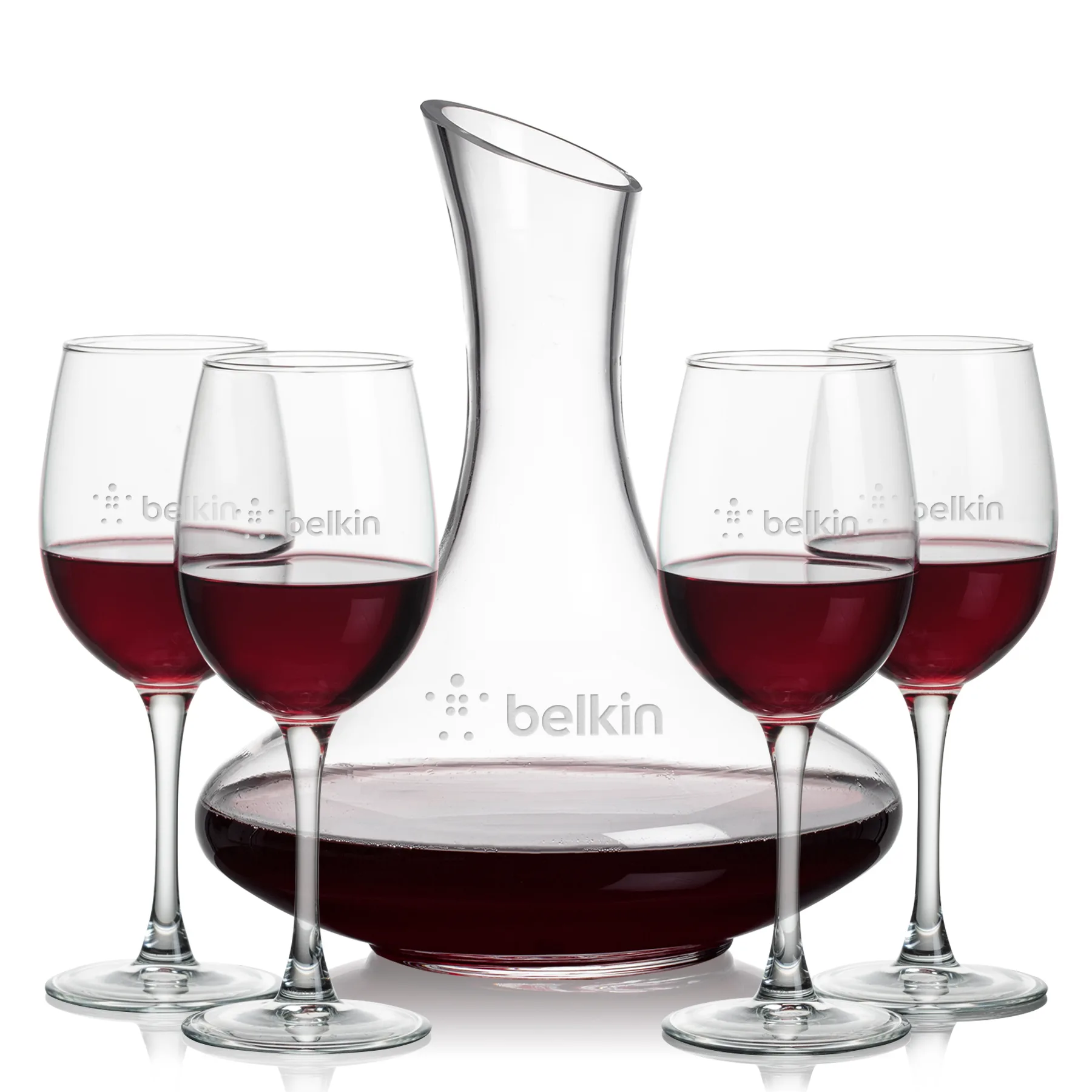 Carafe Stemmed Set, Connoisseur Set, Carafe & 4 Wine