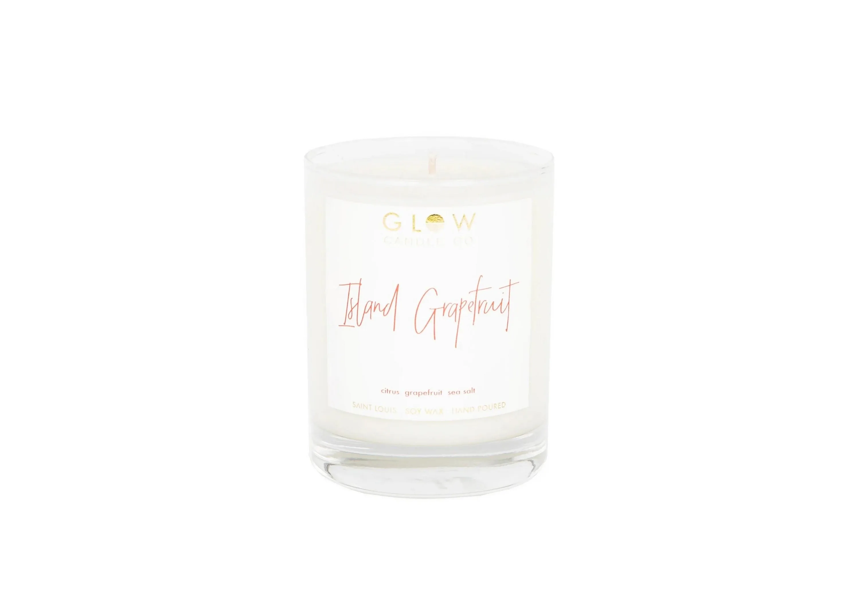 Glow Candle Company 14Oz Island Grapefruit Soy Candle