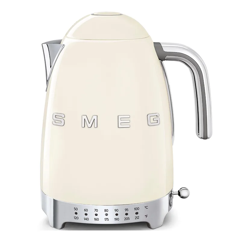 Smeg 50's Retro-Style Electric Kettle W/ Variable Temperature Cream