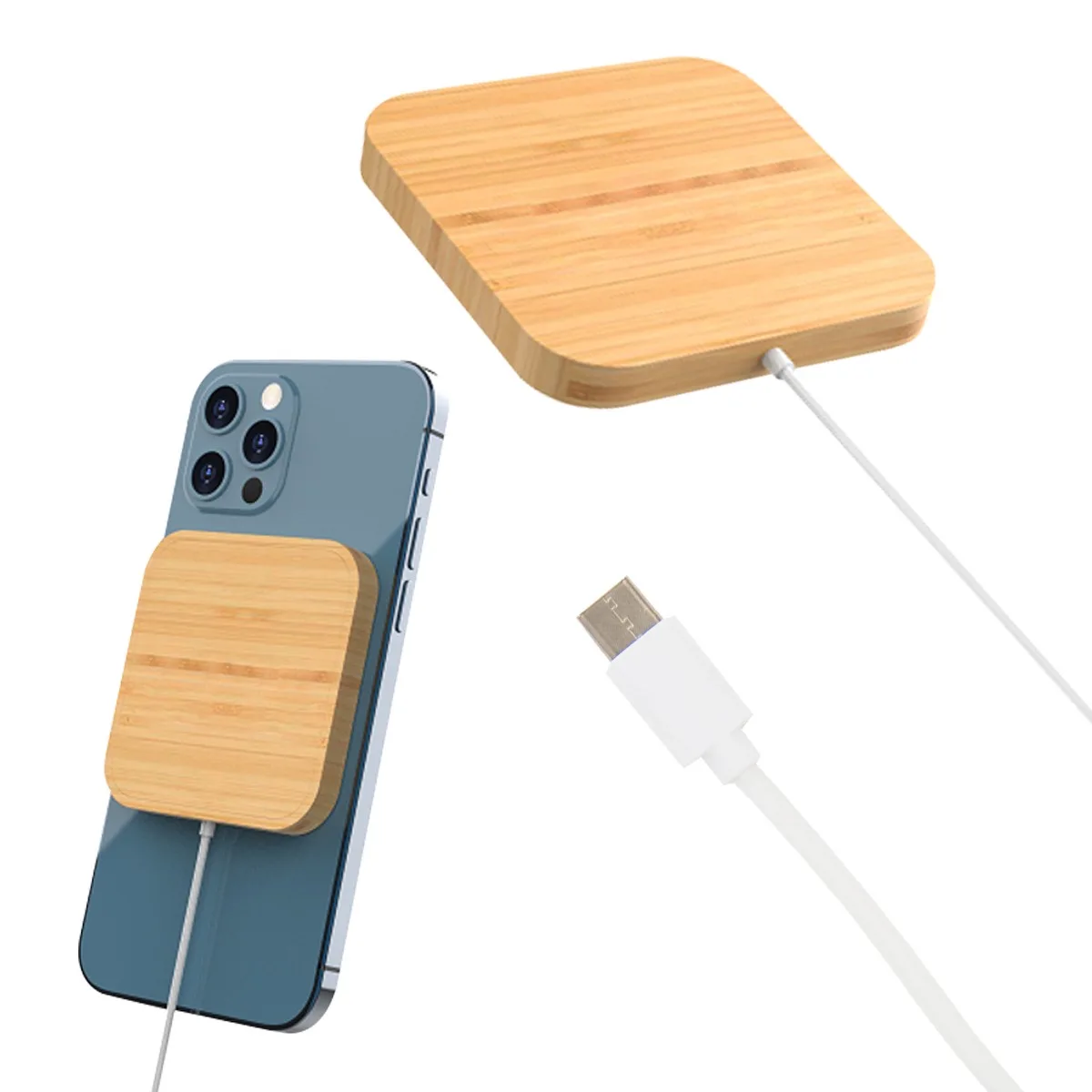 Mag Max Bamboo Magnetic Wireless Charger 2.0 view 3