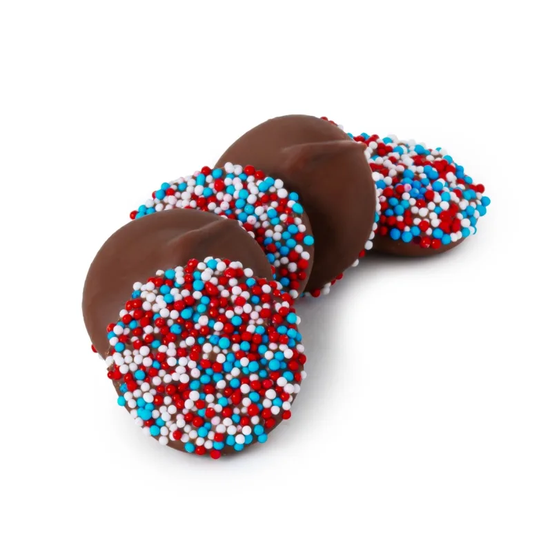 Freedom250- Short Acetate-Patriotic Milk Chocolate Nonpareils view 2
