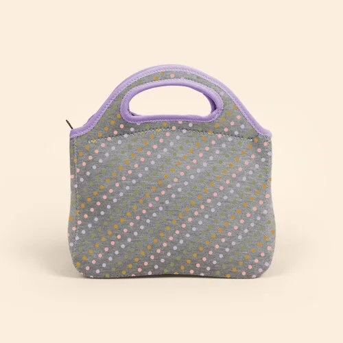Gran Klutch Heathered Jersey Knit Neoprene Lunch Bag view 2