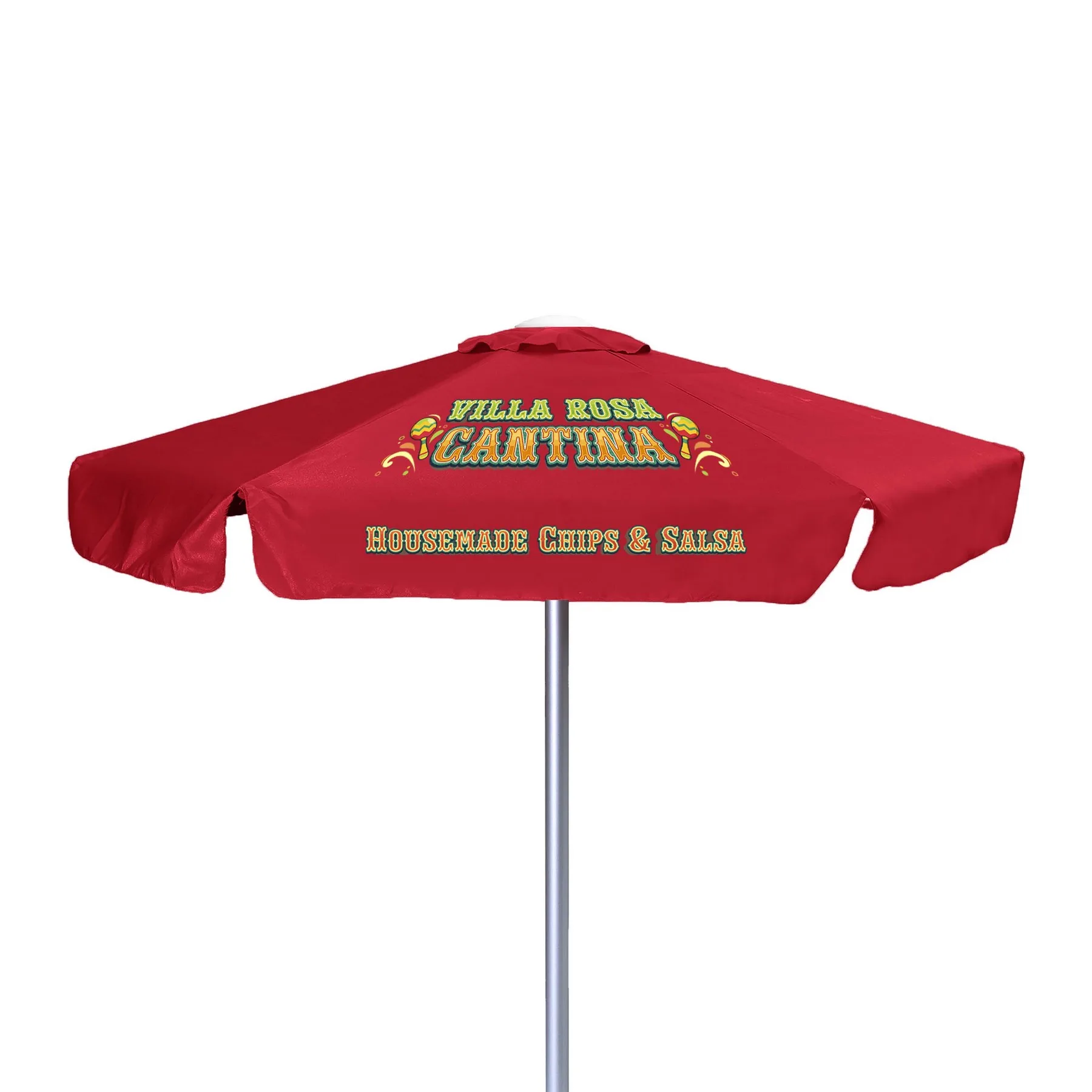 7' Market Umbrella Kit With Valance (2 Imprints) view 5