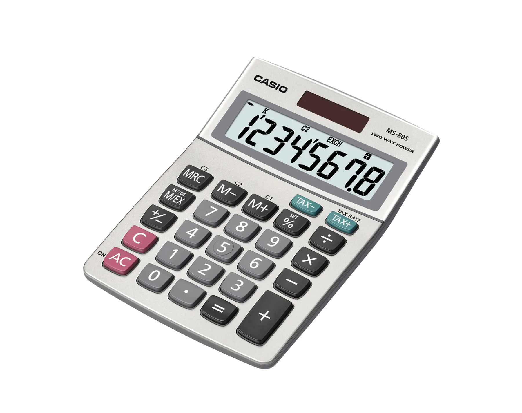 Casio Desktop Calculator With 8-Digit Display