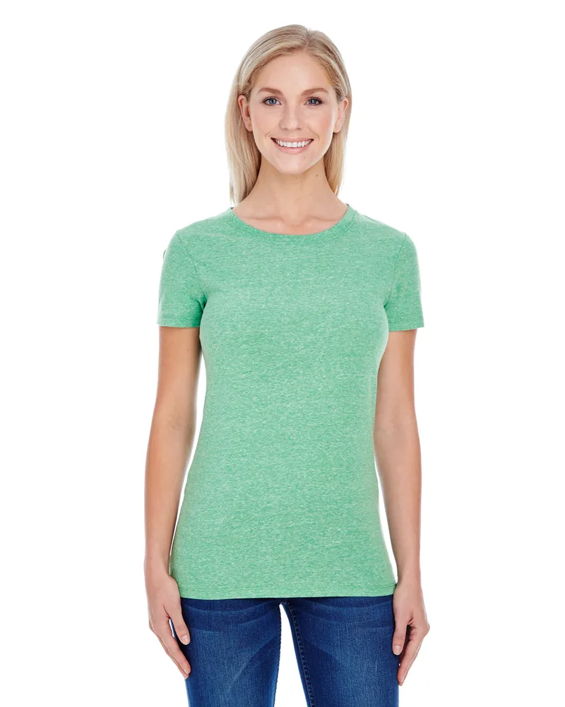 THREADFAST Ladies' Triblend Short-Sleeve T-Shirt view 3