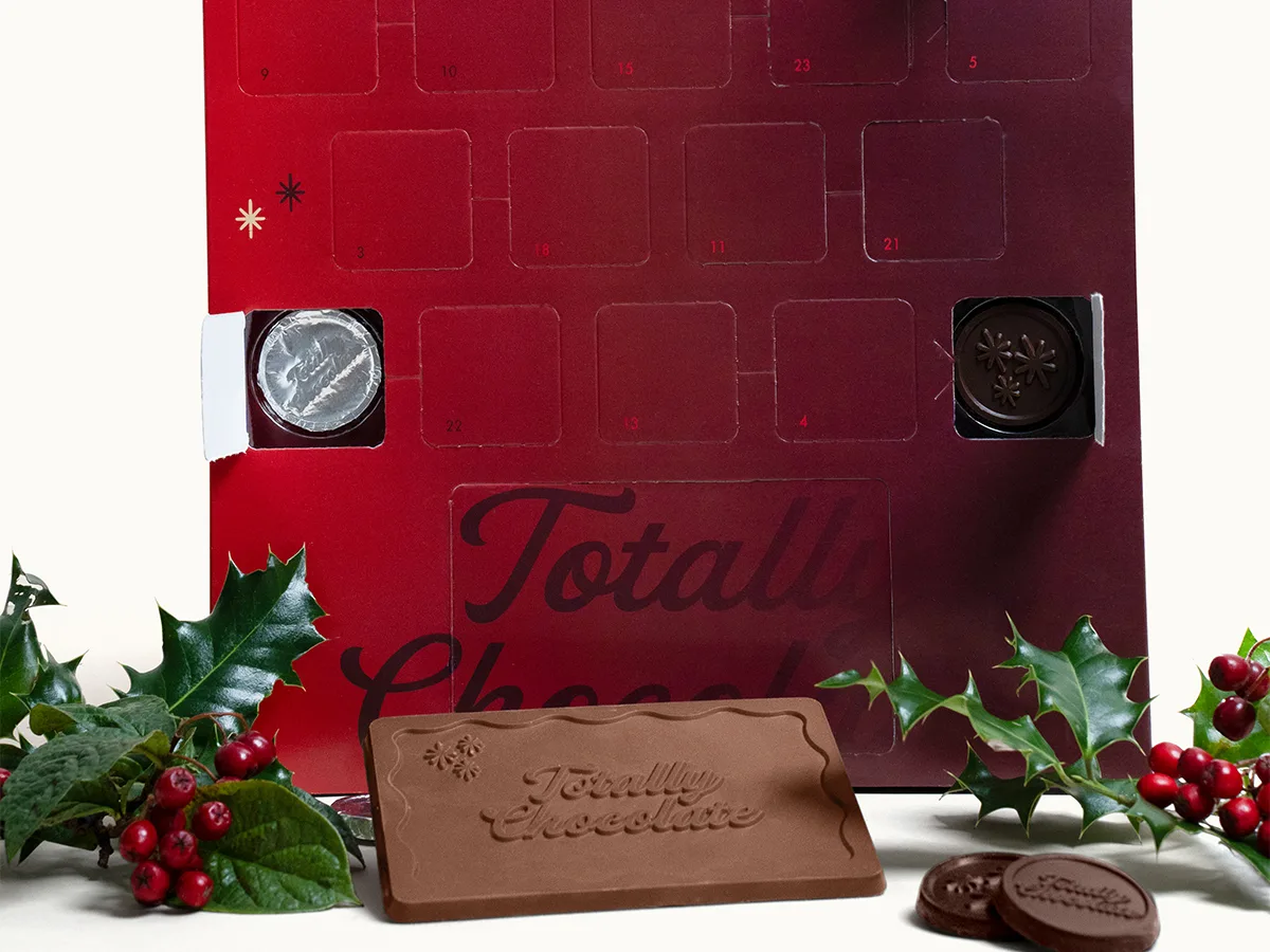 24-Day Custom Advent / Countdown Calendar with Custom Engraved Chocolate view 4