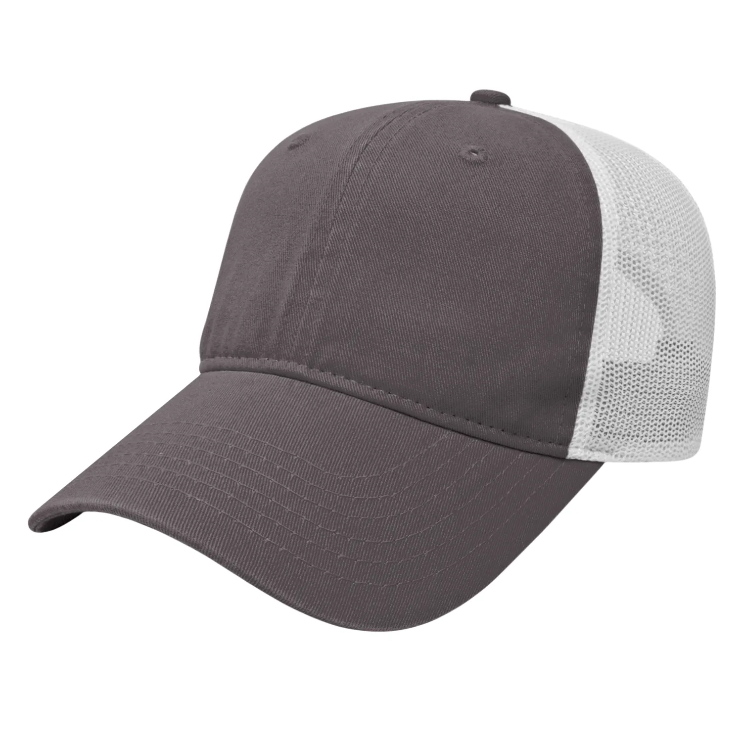 Washed Chino Twill with Ultra Soft Mesh Cap view 2