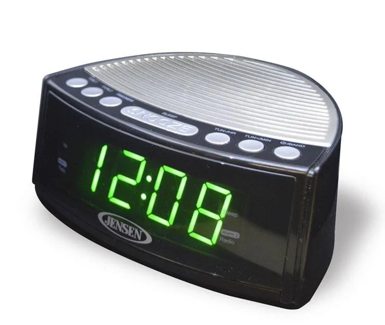 Jensen Audio Digital Am/Fm Dual Alarm Clock Radio