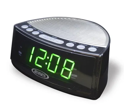Jensen Audio Digital Am/Fm Dual Alarm Clock Radio