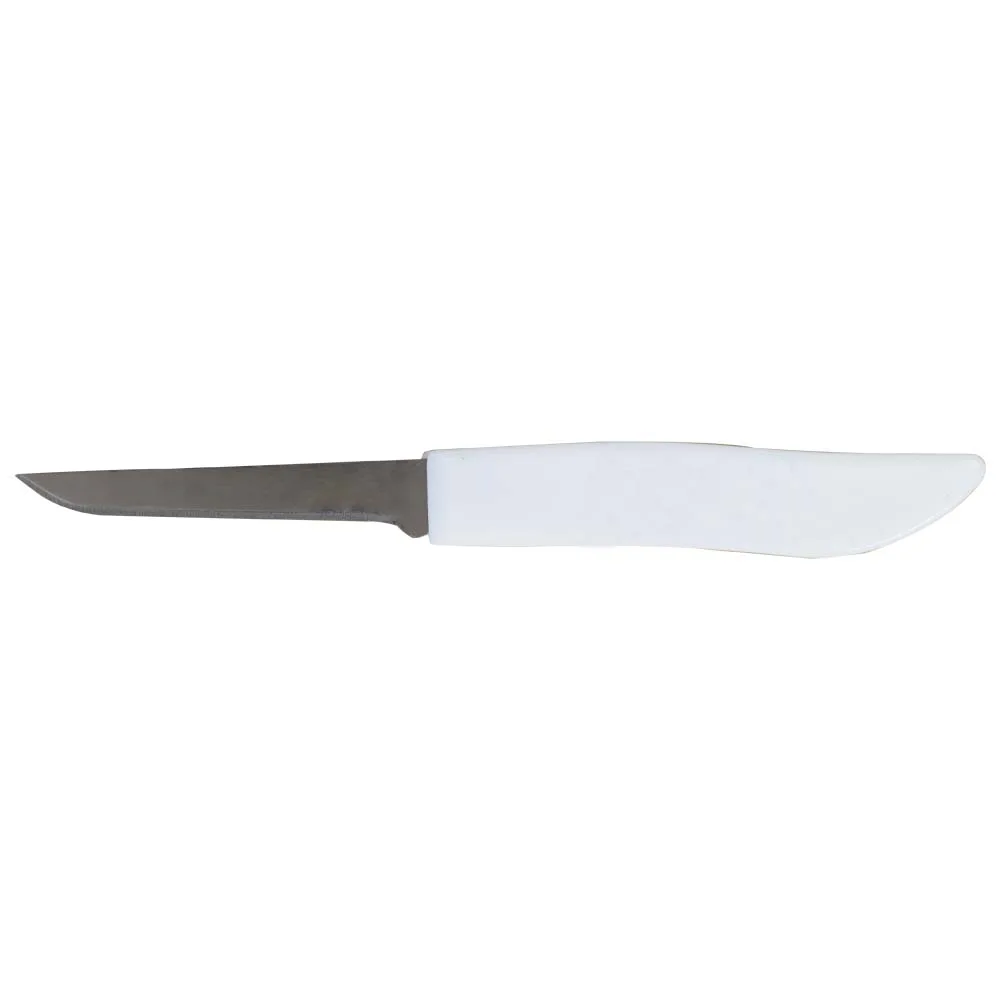 White Handle Paring Knife view 2