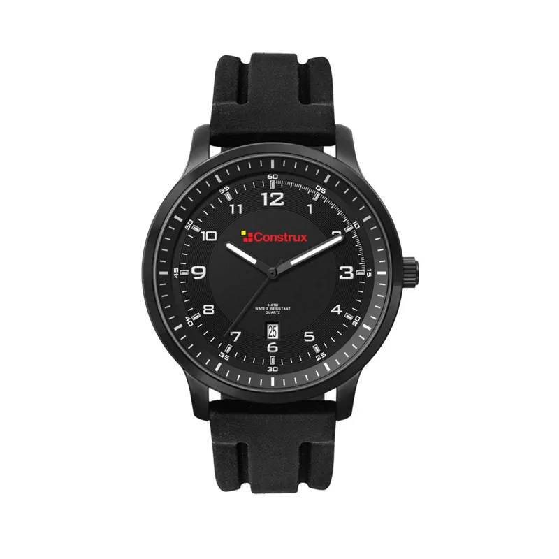 45mm, Black Metal Case, 3-Hand Mvt, Dte