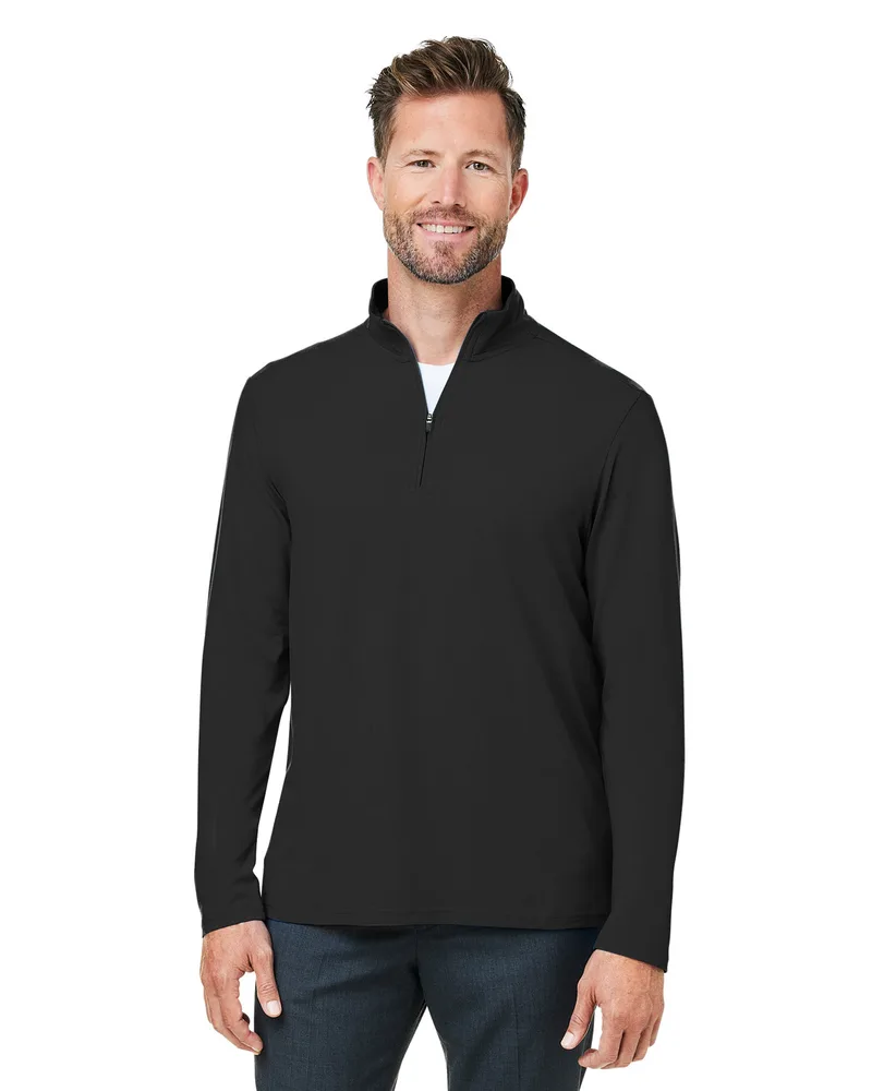 Devon and Jones® Men's Raleigh Stretch Quarter-Zip Pullover Sweater