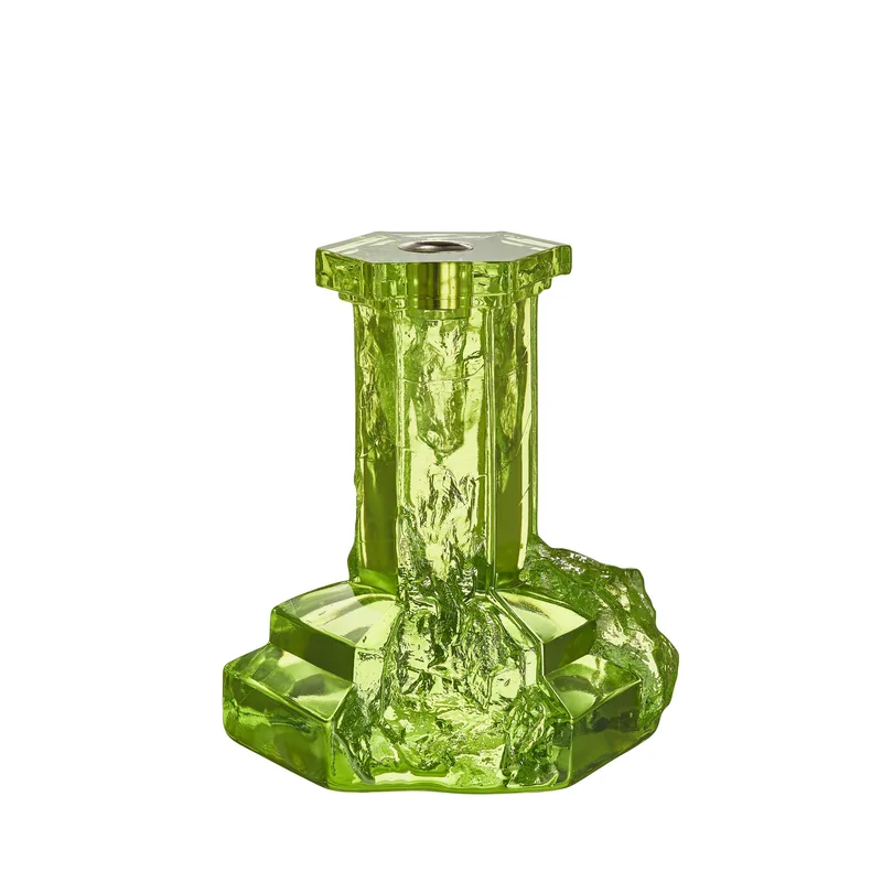 Kosta Boda Rocky Baroque Candlestick Kryptonite Large