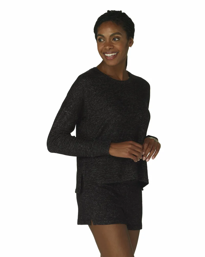 BOXERCRAFT Ladies' Cuddle Soft Boxy Crewneck Sweatshirt