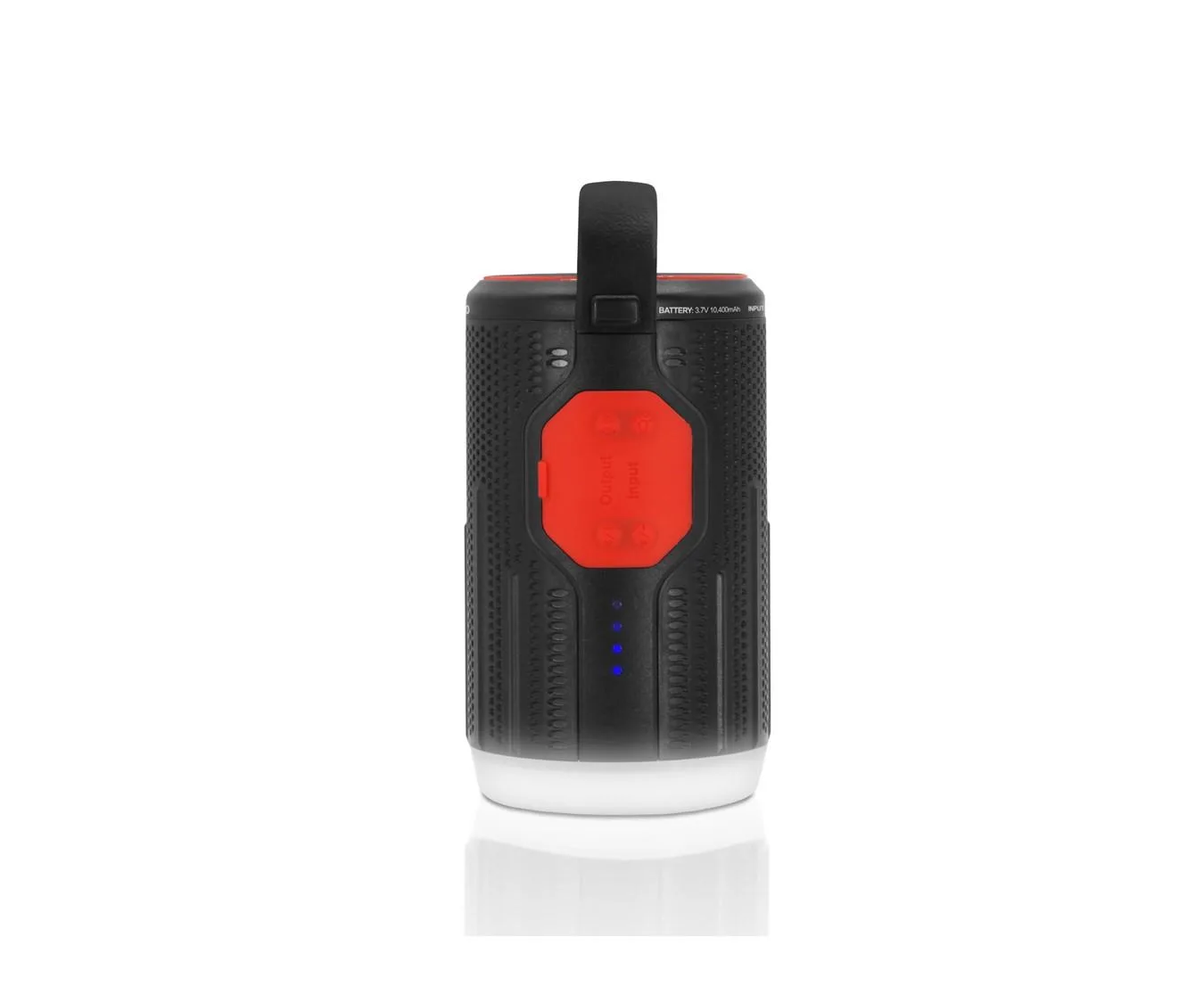 Coleman Water Resistant Speaker W/Built-In Light - Black/Red