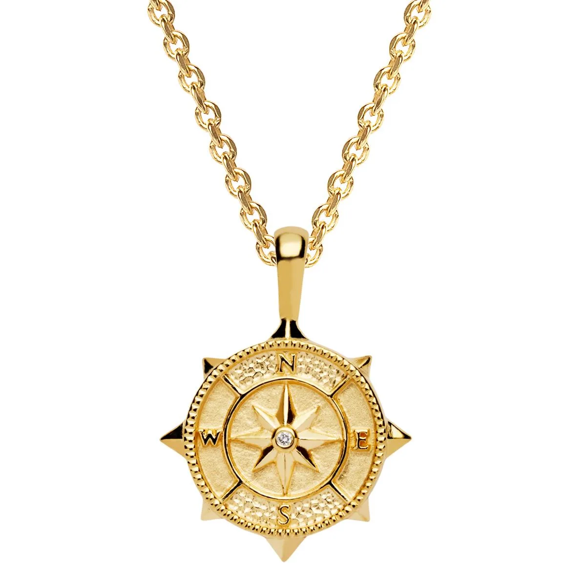 Jilco Inc Compass Necklace