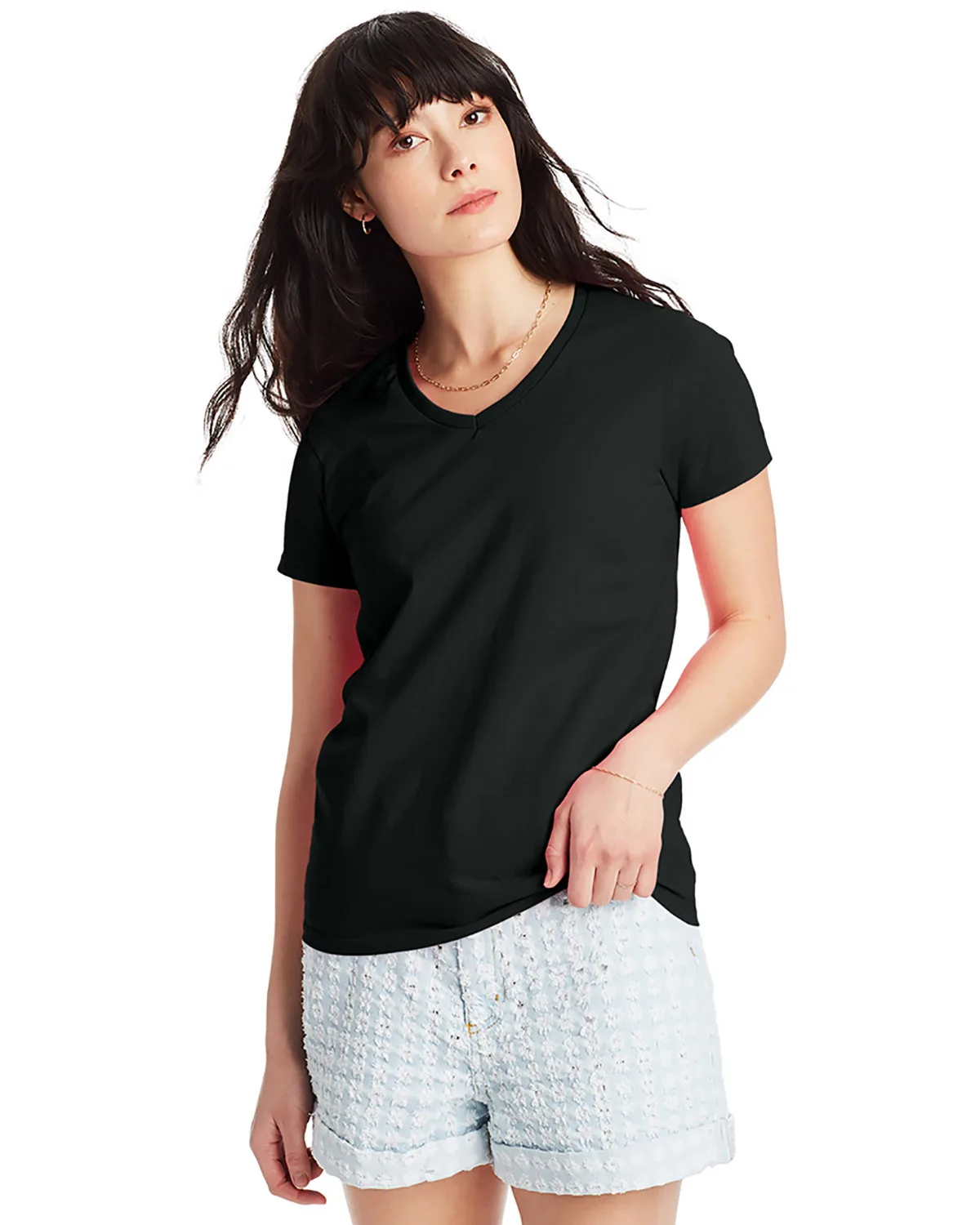 Hanes Printables Ladies' Essential-T V-Neck T-Shirt