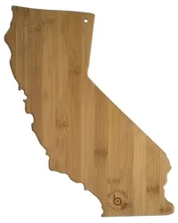 California State Cutting & Serving Board — Laser Engraved up to 2 Square Inches (1 side/1 location)