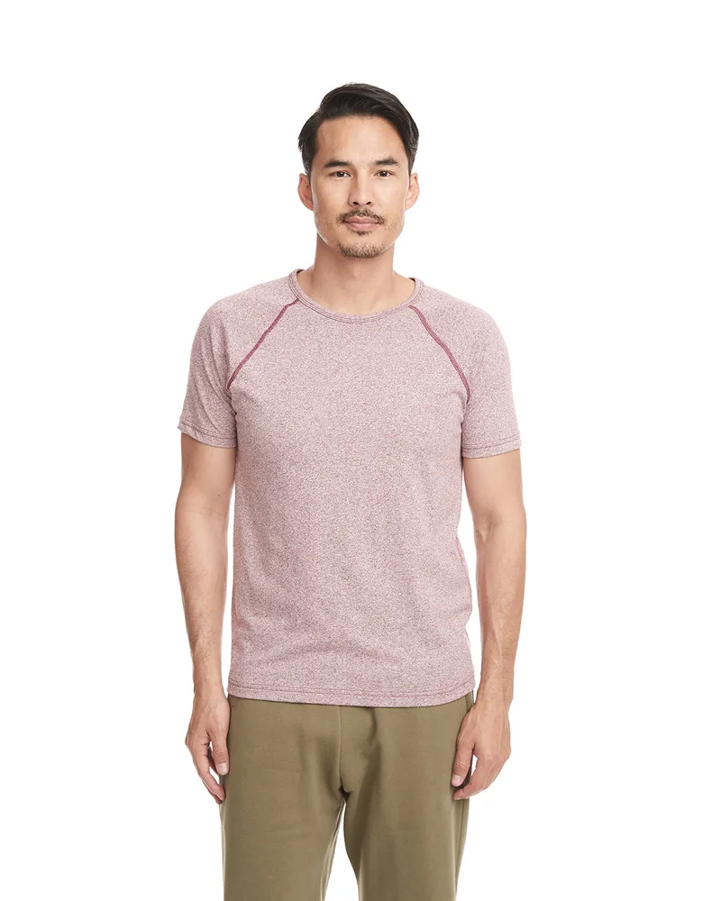 NEXT LEVEL APPAREL Men's Mock Twist Short-Sleeve Raglan T-Shirt view 4