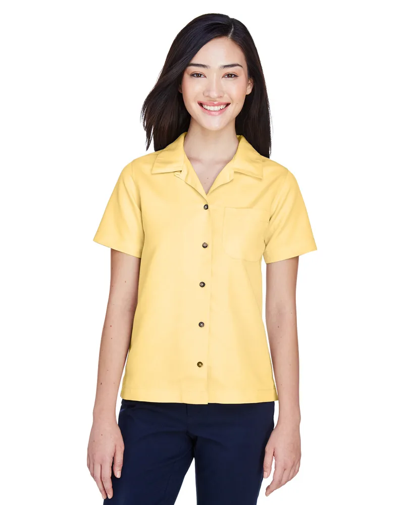 ULTRACLUB Ladies' Cabana Breeze Camp Shirt