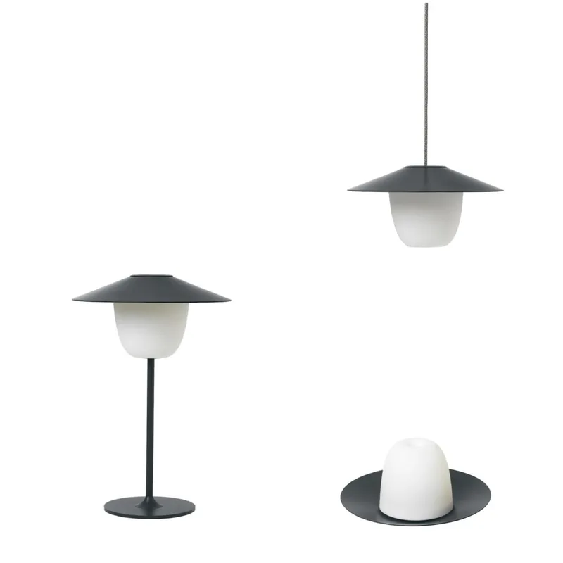 Blomus Ani Lamp 3" 1 Rechargeable Led - Magnet Gray