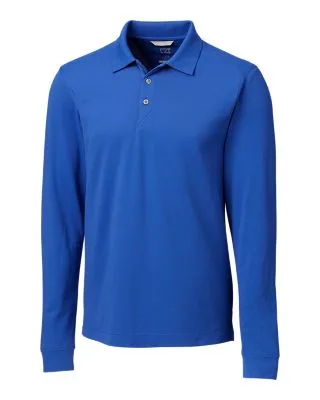 Cutter & Buck Advantage Tri-Blend Pique Mens Long Sleeve Polo view 2