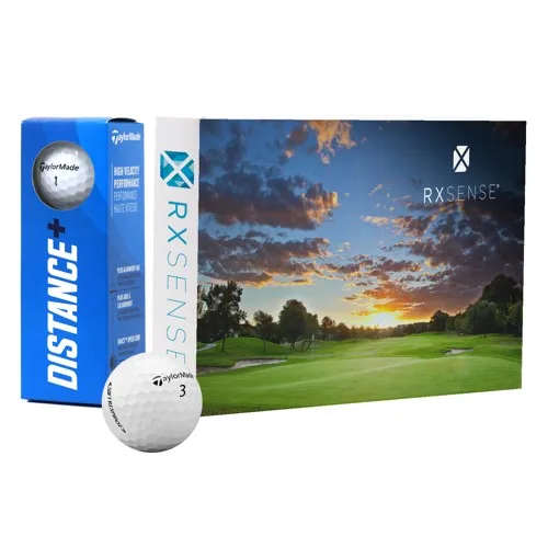 TaylorMade Distance Golf Ball Dozen w/Custom Lid