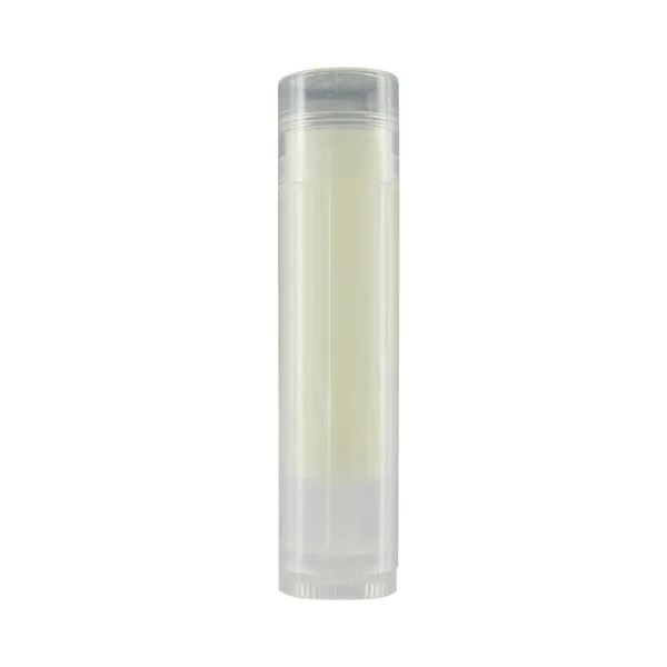 SPF 30 Soy Based Lip Balm in Clear Tube & White Label view 3