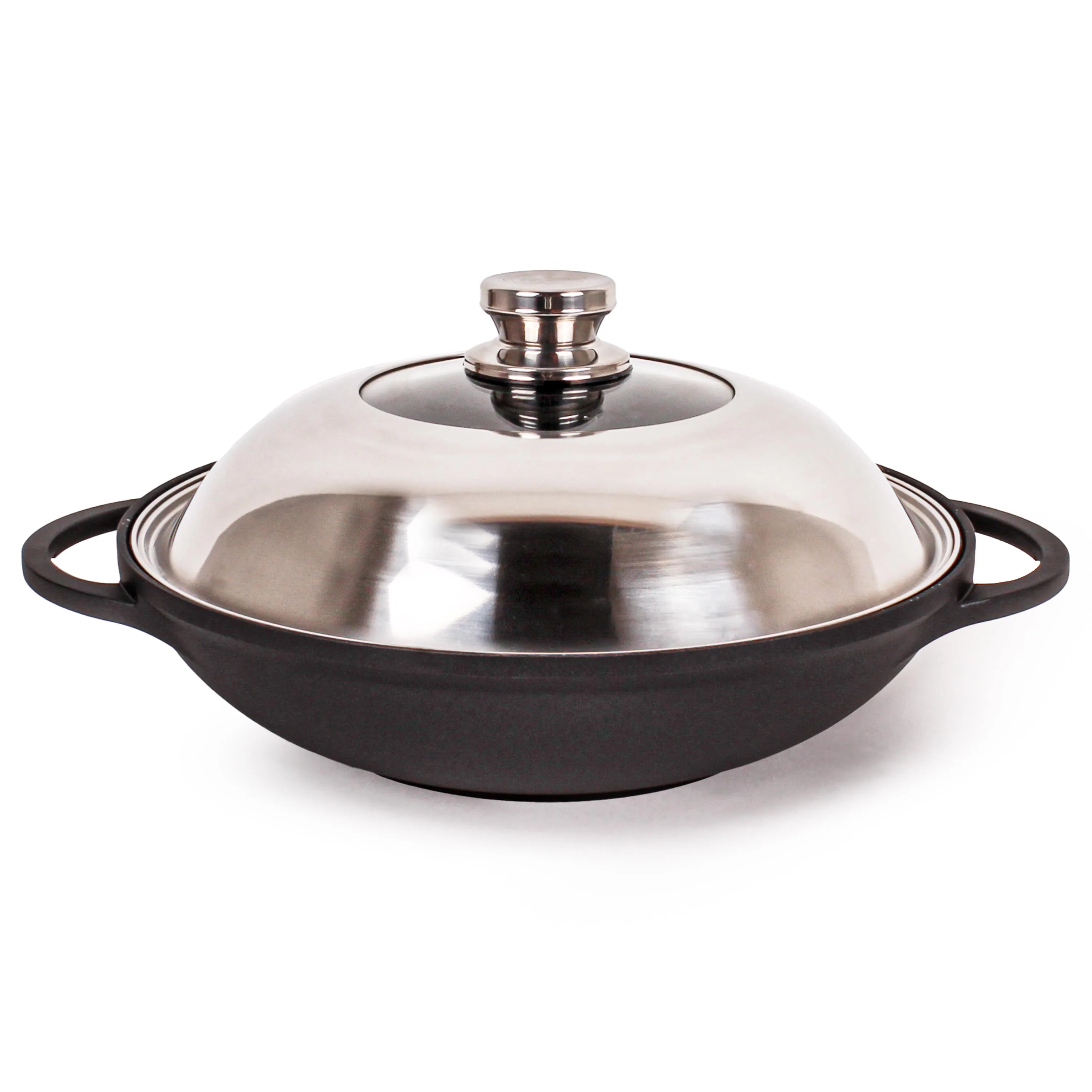 BergHoff Eurocast Covered Chinese Wok 12.25"