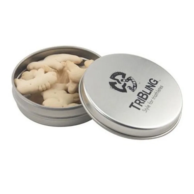 Round Tin with Animal Crackers -1.7 Oz. — Gold