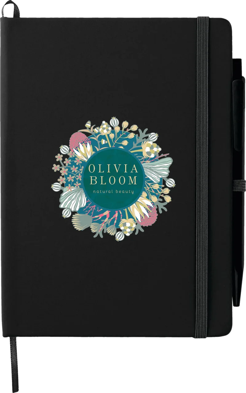 5'' x 7'' FSC® Mix Prime Notebook With Pen