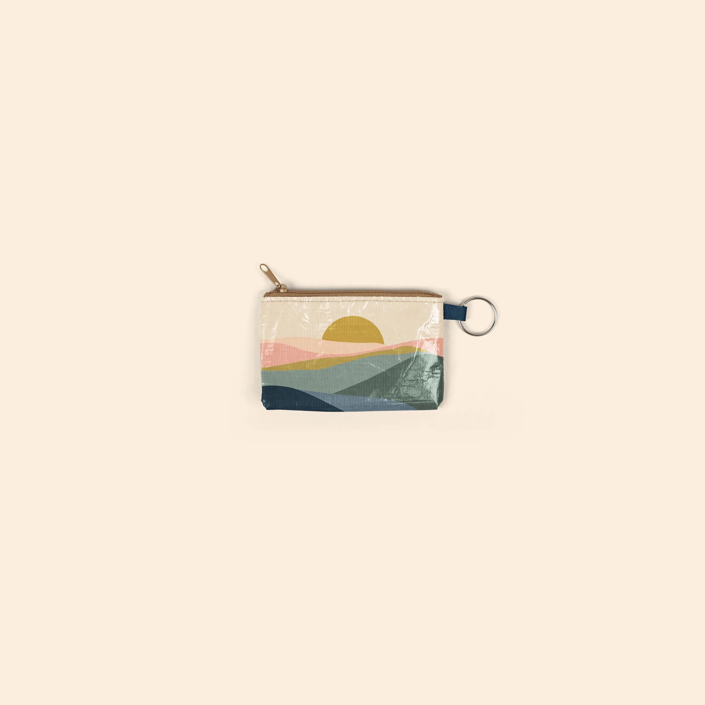 Penny Key Ring - Laminated Non-Woven Rpet view 5