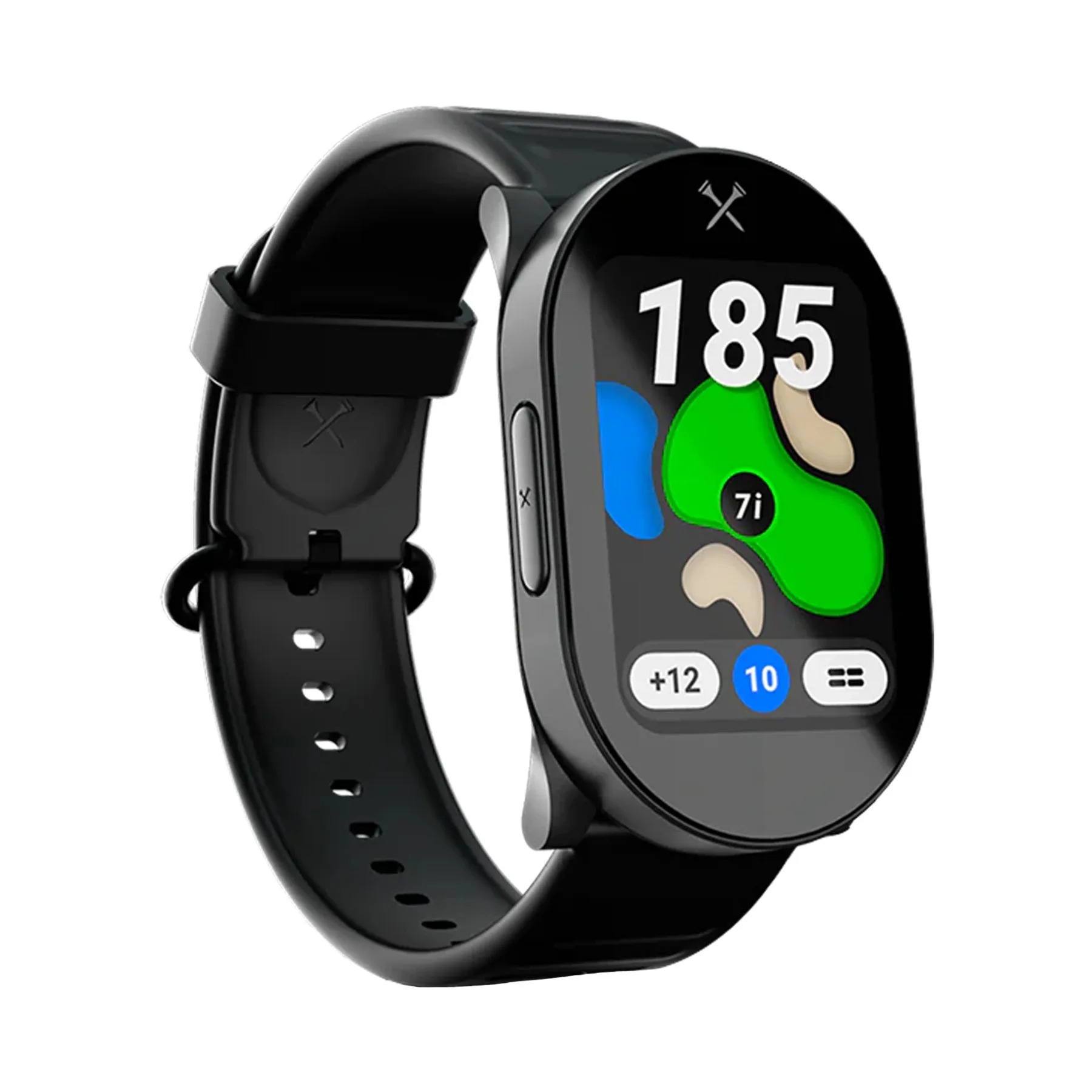 Blue Tees Golf Playmaker+ GPS Watch - Black